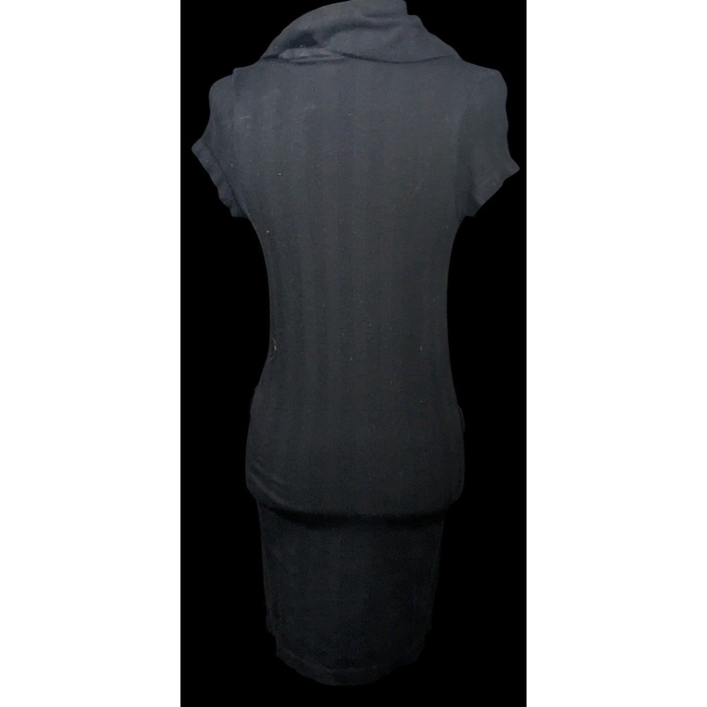 JJ Authentic Corporate Goth Cowl Neck Sweater Dress Size M/L