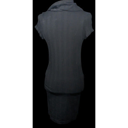 JJ Authentic Corporate Goth Cowl Neck Sweater Dress Size M/L