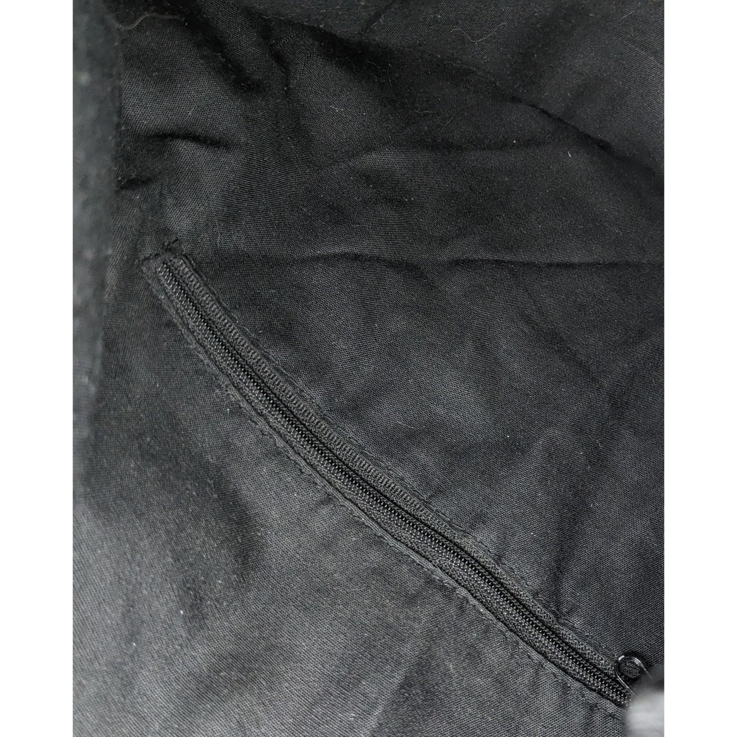 Gothic Black Squad Drawstring Backpack With Inner Zipper Pocket