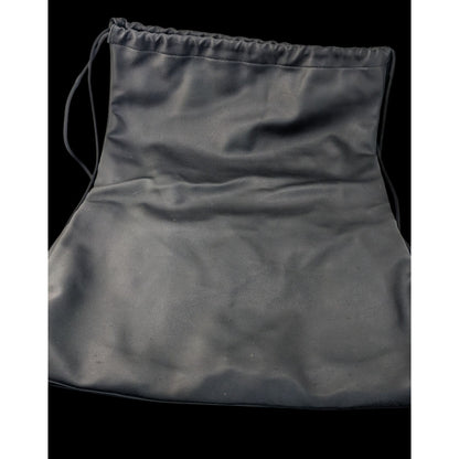 Gothic Black Squad Drawstring Backpack With Inner Zipper Pocket