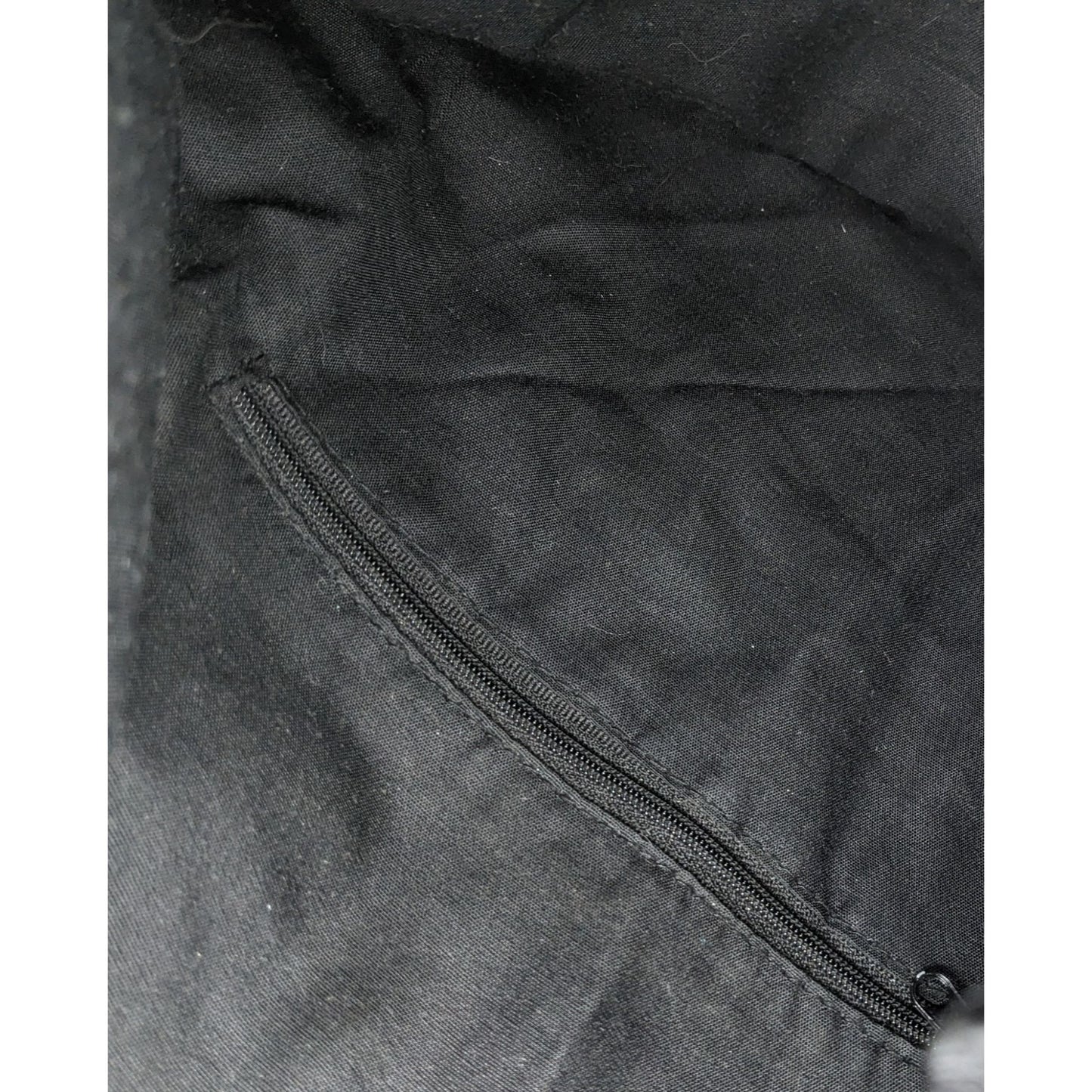 Gothic Black Squad Drawstring Backpack With Inner Zipper Pocket