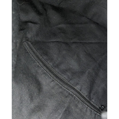 Gothic Black Squad Drawstring Backpack With Inner Zipper Pocket