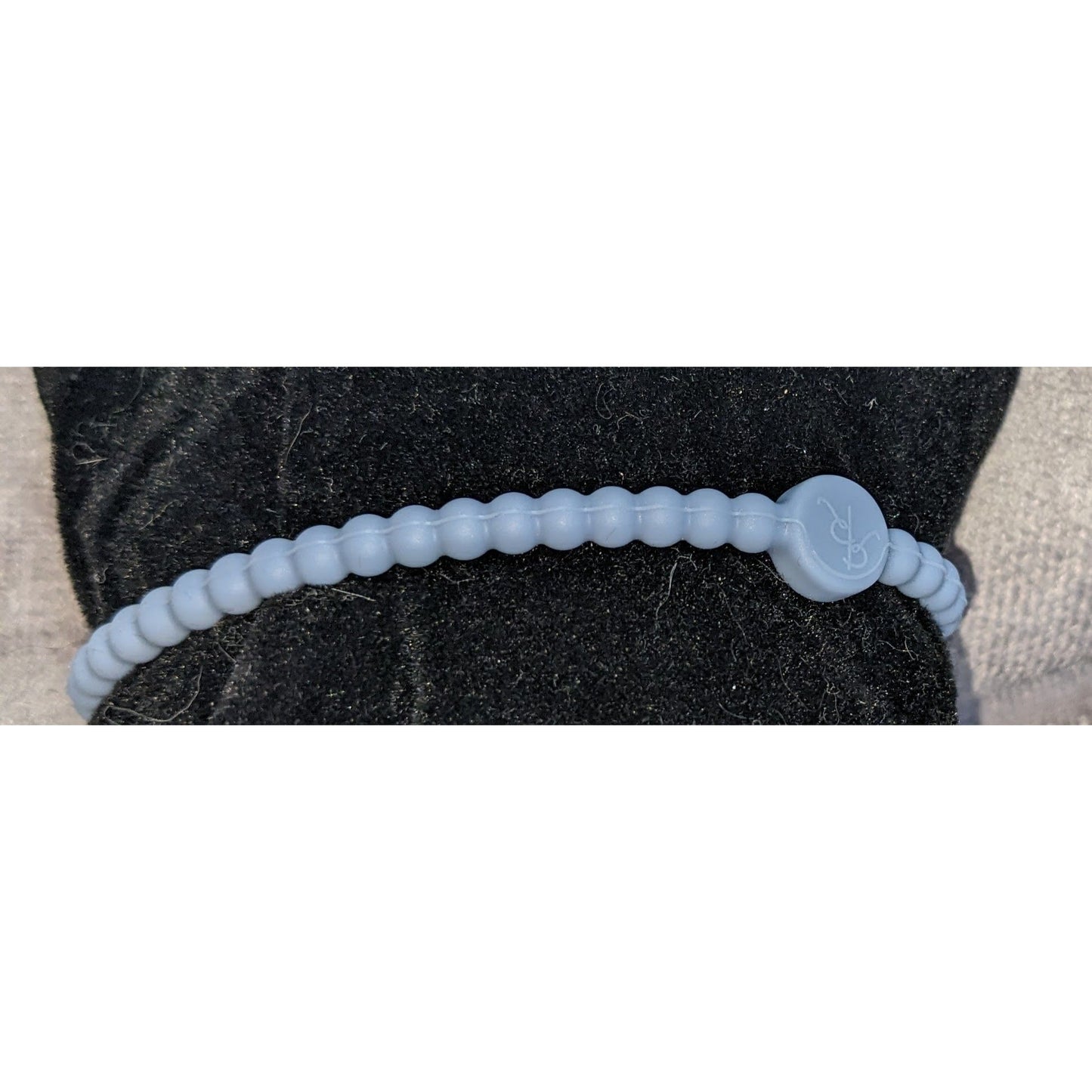 Faith Christian Ryan & Rose Jesus Edition Cutie Bracelet Gray Silicone Cross Bracelet
