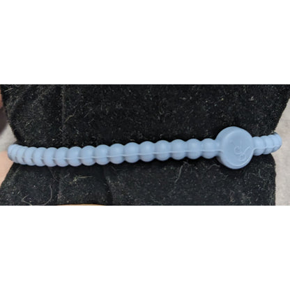 Faith Christian Ryan & Rose Jesus Edition Cutie Bracelet Gray Silicone Cross Bracelet