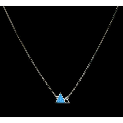 Pure Vida Outdoors Minimalist Mountain Pendant Necklace