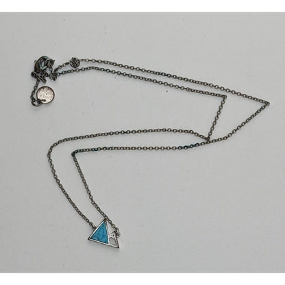 Pure Vida Outdoors Minimalist Mountain Pendant Necklace