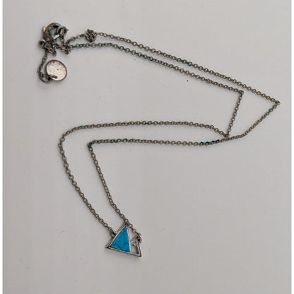 Pure Vida Outdoors Minimalist Mountain Pendant Necklace