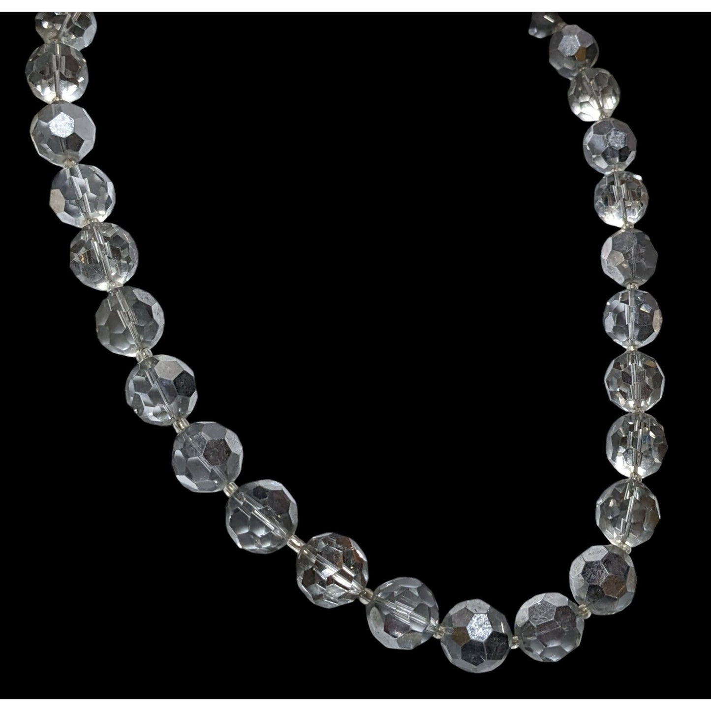 Vintage Glam EsMor Faceted Glass Beaded Necklace