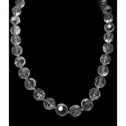 Vintage Glam EsMor Faceted Glass Beaded Necklace