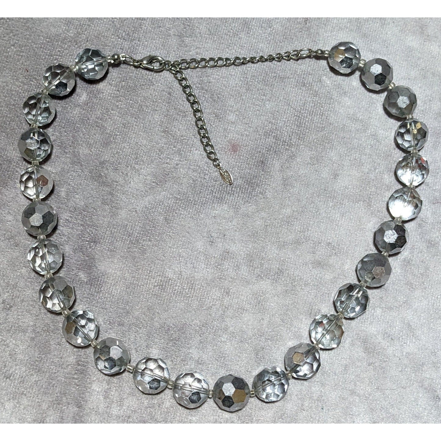 Vintage Glam EsMor Faceted Glass Beaded Necklace