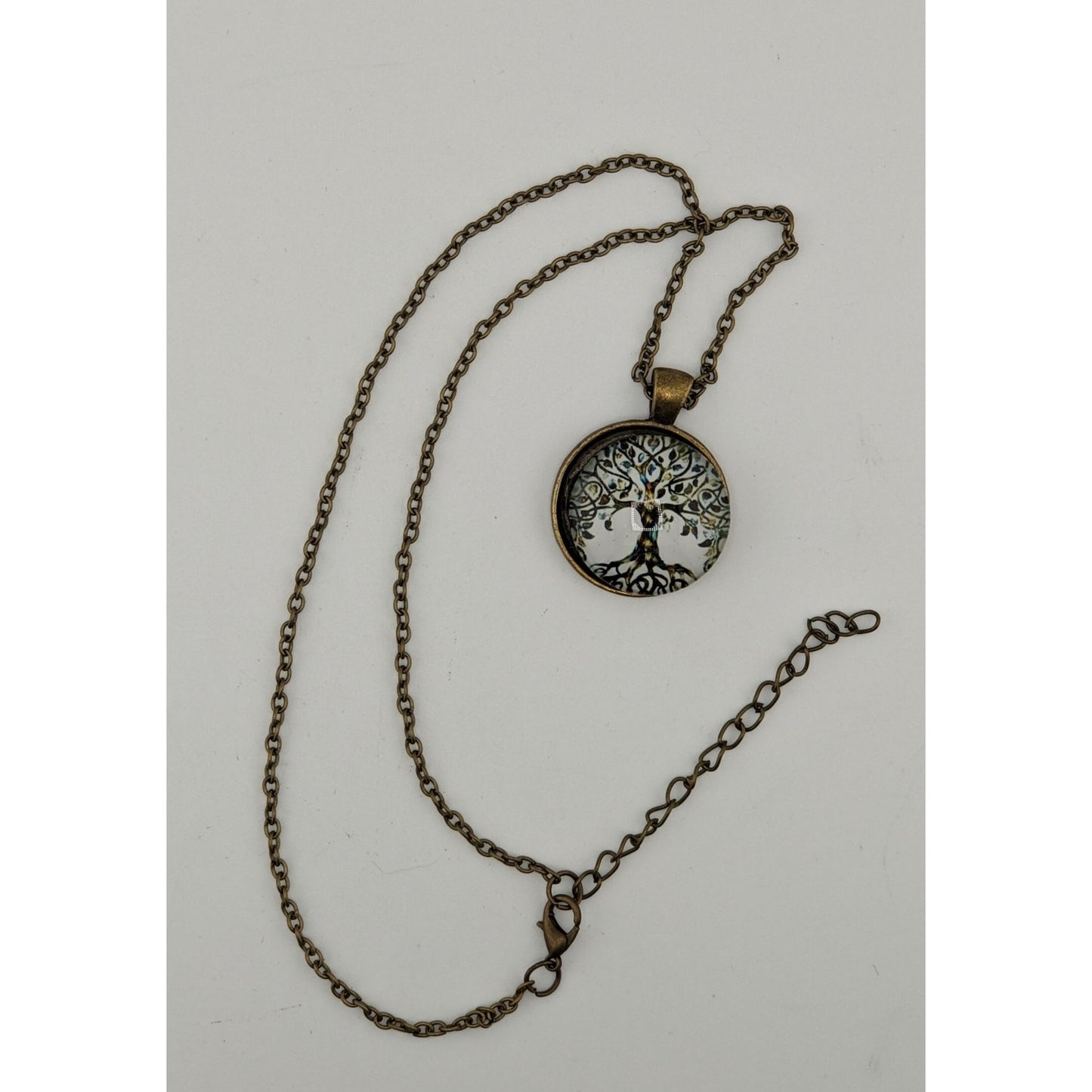 Tree Of Life Pendant Necklace With Antique Bronze Chain