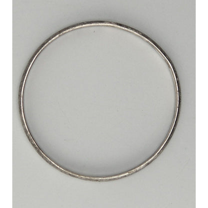 Vintage Taxco Mexico Sterling Silver Bangle Bracelet 1950s Minimalist Handcrafted Artisan Jewelry