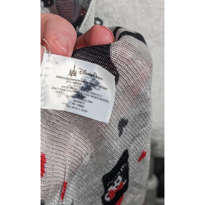 Disney Parks Minnie Mouse Icons Metallic Silver Scarf