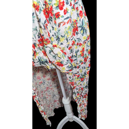 Lush Retro Easy On The Eyes Floral Print Maxi Dress With Side Cutouts