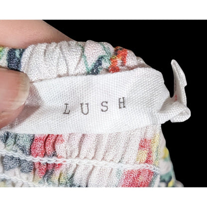 Lush Retro Easy On The Eyes Floral Print Maxi Dress With Side Cutouts