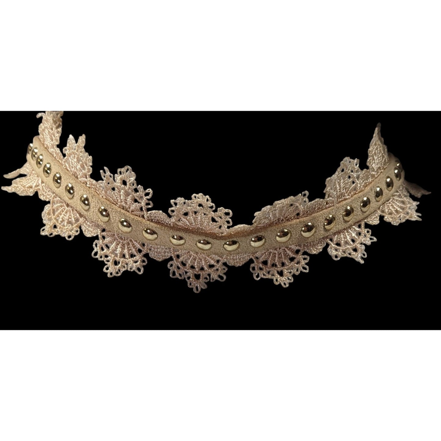 Coquette Victorian Style Cream Lace Choker
