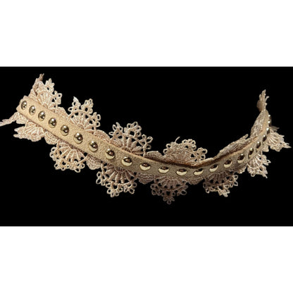 Coquette Victorian Style Cream Lace Choker
