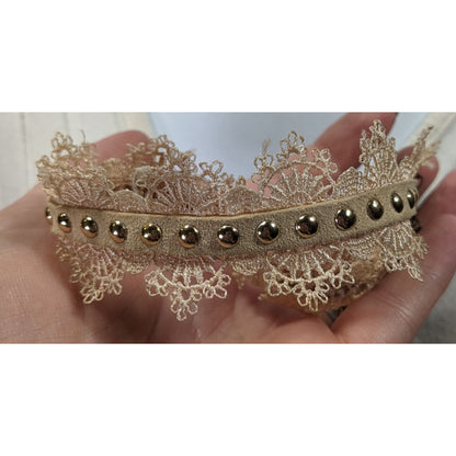 Coquette Victorian Style Cream Lace Choker