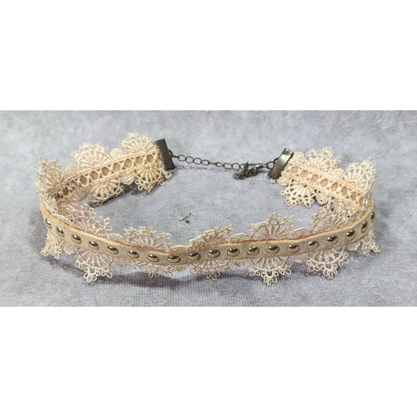 Coquette Victorian Style Cream Lace Choker