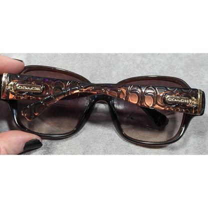 Coach S3010 Preppy Translucent Brown Monogram Sunglasses
