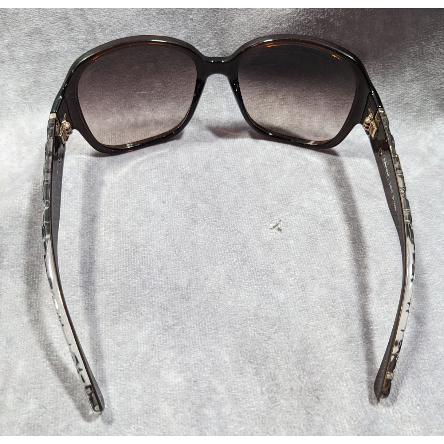 Coach S3010 Preppy Translucent Brown Monogram Sunglasses