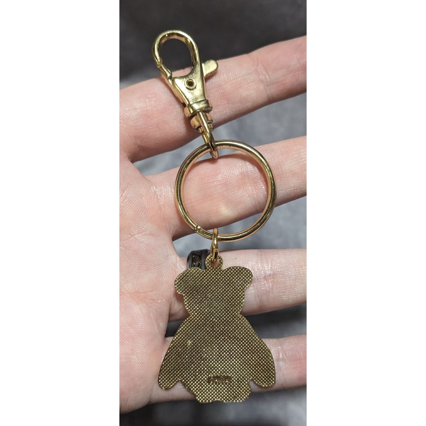 Kidcore Beanie Bear Peace Bear Collectible Pastel Enamel Keychain