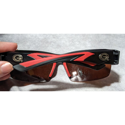 Georgia Bulldogs Black And Red Sporty Sunglasses