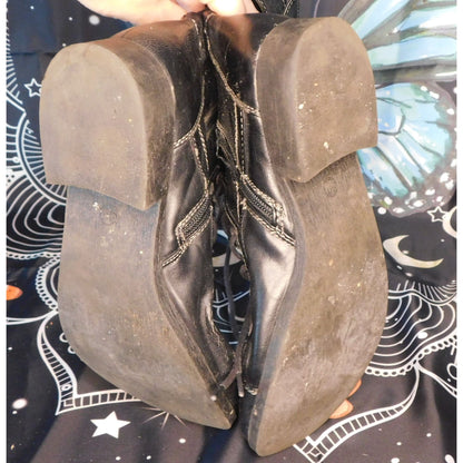 G by Guess Black Moto Boots Size 9.5 Womens