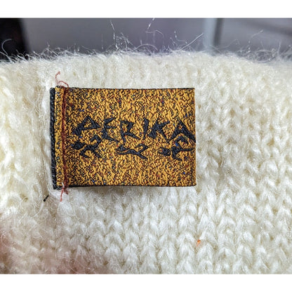 Aerika Peruvian Rustic Cream And Grey Scarf