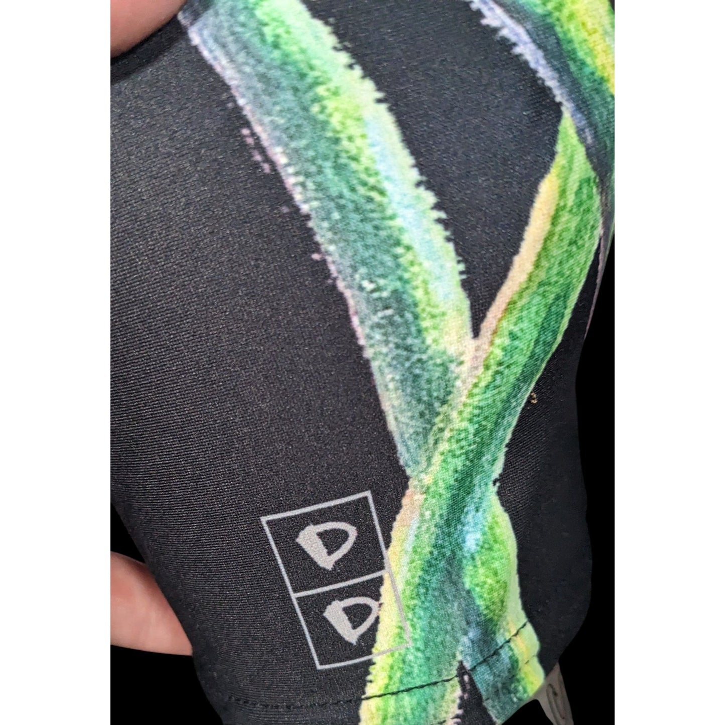 Debbie Dannheisser Flower Series Fine Art High Waist Leggings Size Medium