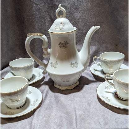 Vintage Royal Crown Courting Couple Collectible Tea Set