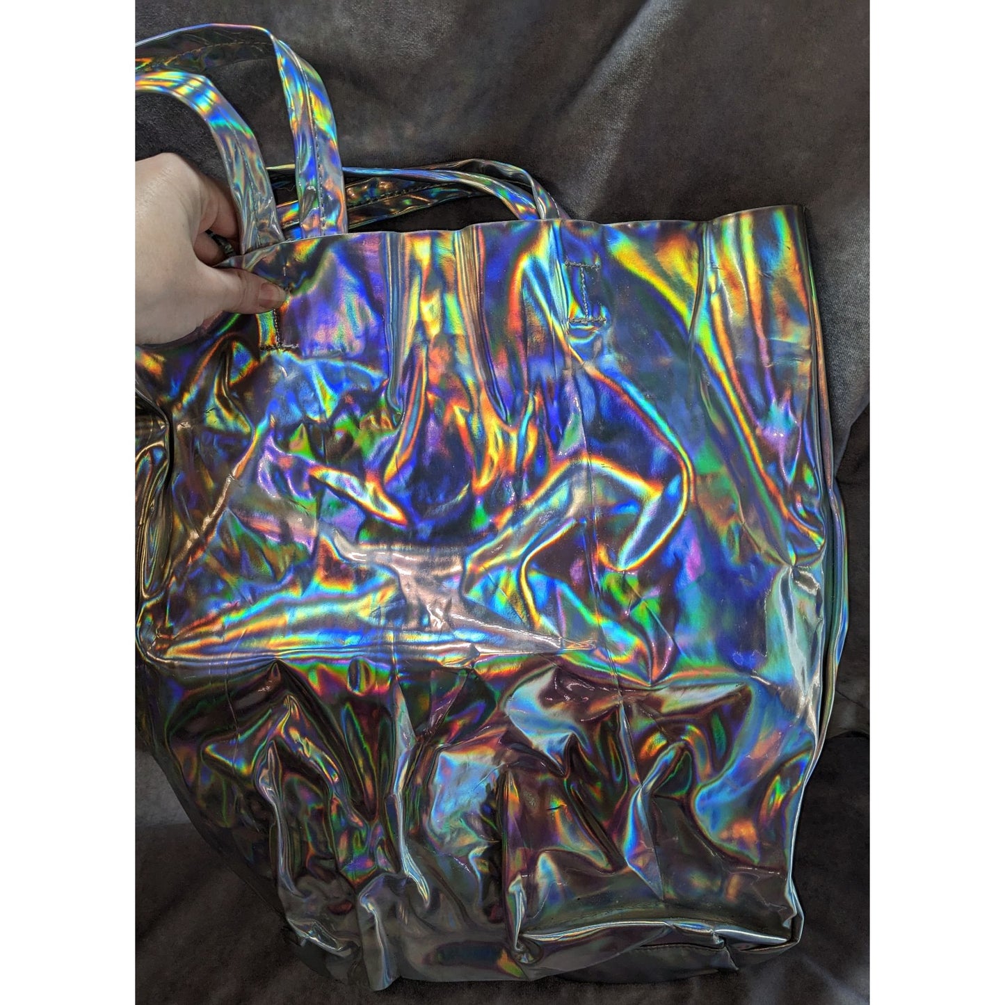Key West Aloe Holographic Florida-Themed Tote Bag
