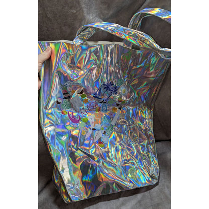 Key West Aloe Holographic Florida-Themed Tote Bag