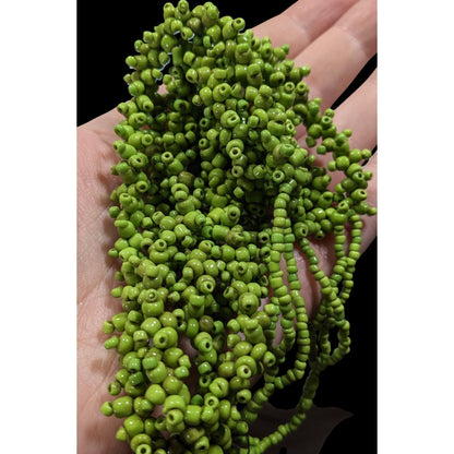 Vintage Handmade Sea Grape Themed Glass Beaded Layered Necklace