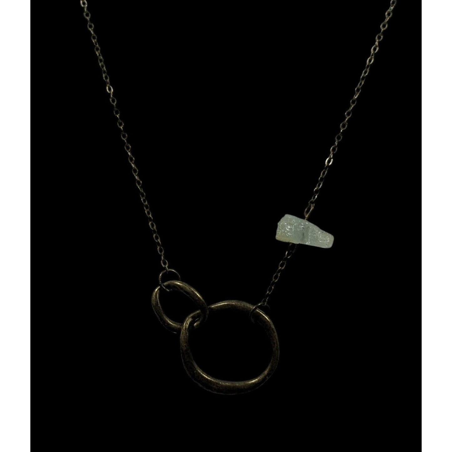 Casual Festival Abstract Antiqued Gold Tone Necklace