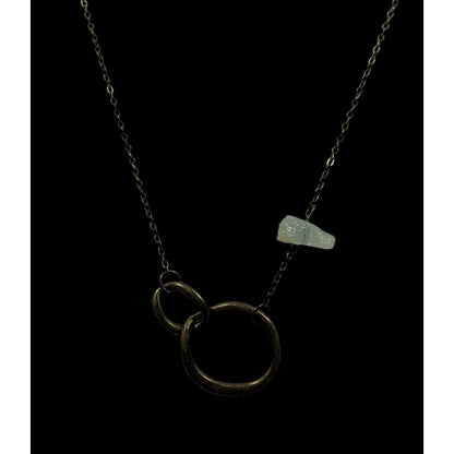 Casual Festival Abstract Antiqued Gold Tone Necklace