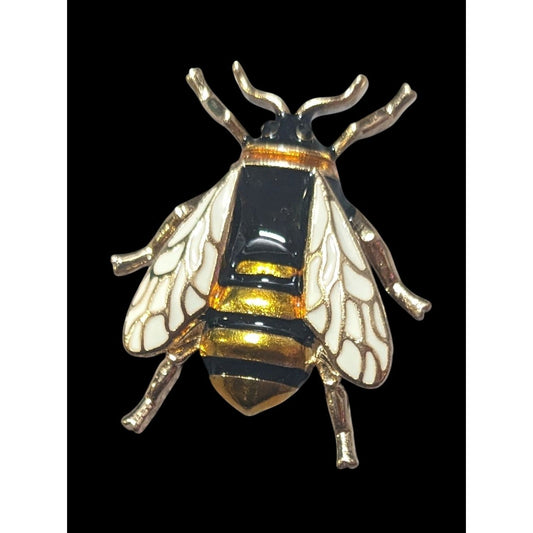 Nature Inspired Figural Bee Shaped Brooch