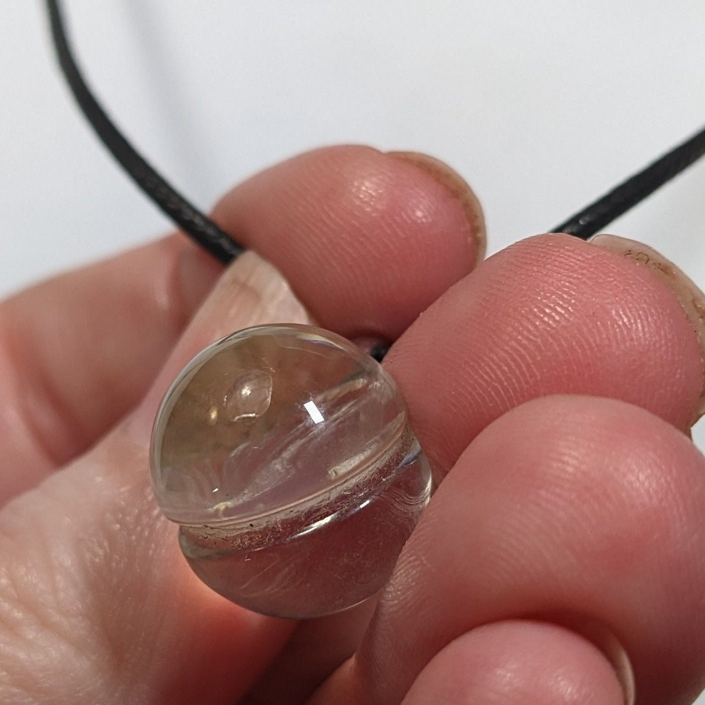 Whimsical Encased Dandelion Fluff Pendant Wishing Necklace