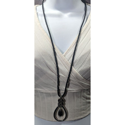 Vintage Brighton Celtic Knot Teardrop Necklace