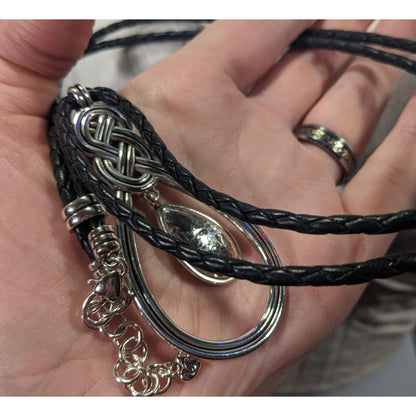 Vintage Brighton Celtic Knot Teardrop Necklace