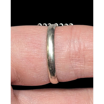 Whimsical Labradorite Square Cut Sterling Silver Ring Size 10