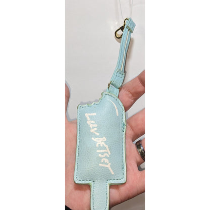 Luv Betsey Johnson Ice Cream Popsicle Keychain Bag Charm With Gold Clip