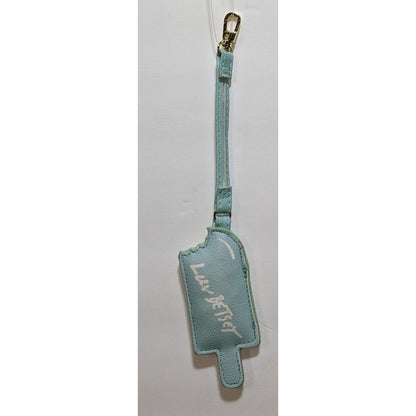 Luv Betsey Johnson Ice Cream Popsicle Keychain Bag Charm With Gold Clip