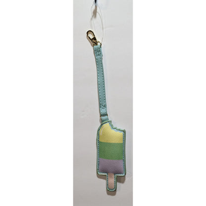 Luv Betsey Johnson Ice Cream Popsicle Keychain Bag Charm With Gold Clip