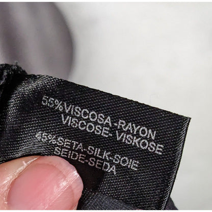 Vintage Italian Multi-Tone Velvet Burnout Scarf