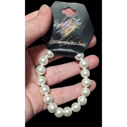 Jewel Of The Sea Mother Of Pearl Beaded Bracelet