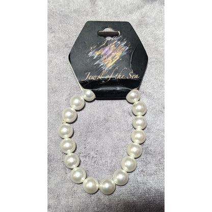 Jewel Of The Sea Mother Of Pearl Beaded Bracelet