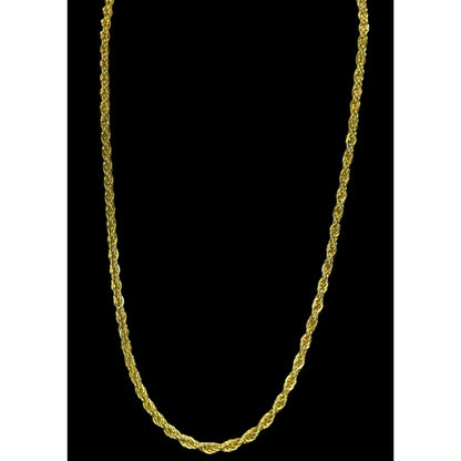 Vintage Ambassador Wheat Chain Jewelry Set Gold Plated Necklace Bracelet Korea