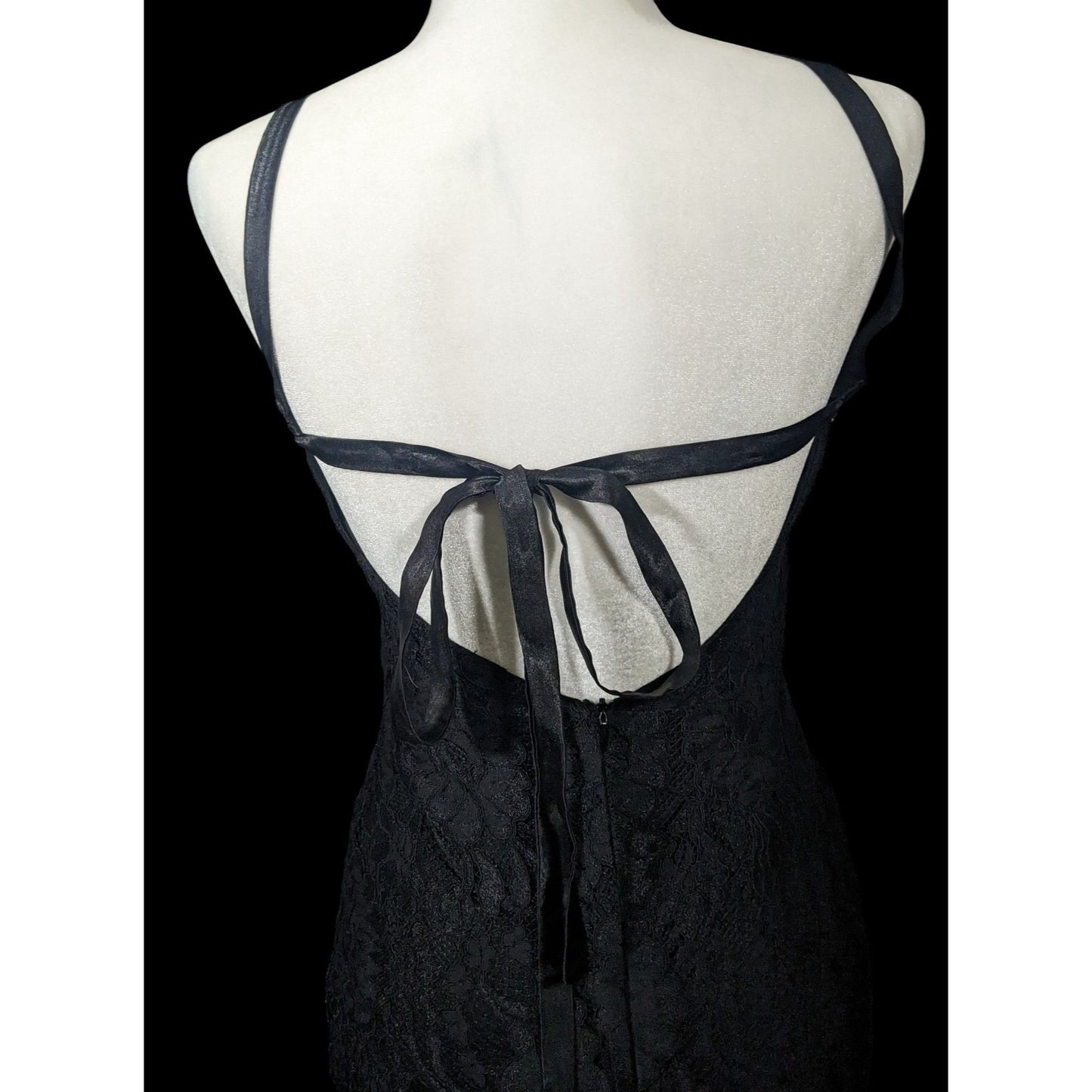 Lulu's Wishful Wandering Black Lace Bodycon Dress Size Small