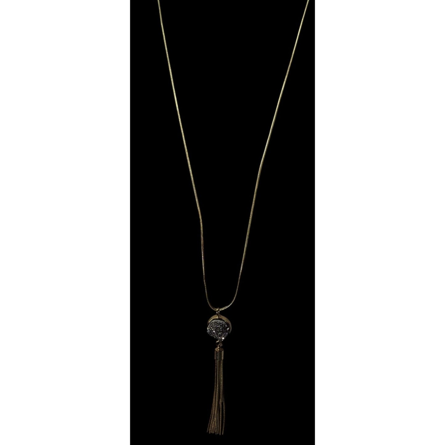 Bohemian Shell Pendant Necklace Brown And Cream On Tan Cord